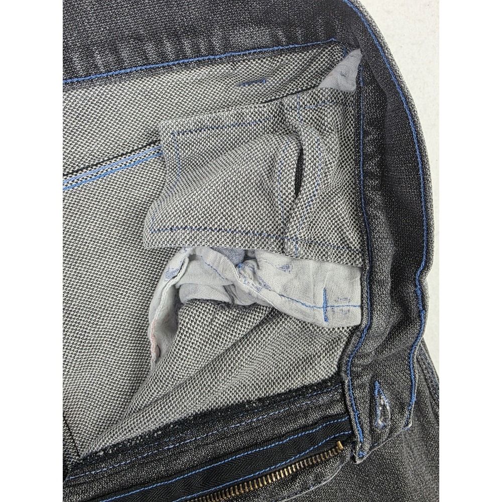 Vintage‎ Esco Willie Jeans Mens 36 Wide Baggy Jeans Denim Black Carpenter Pants - Picture 8 of 12